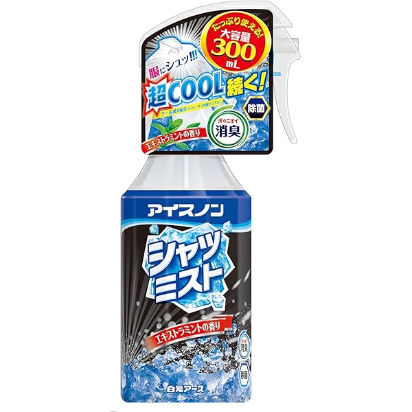 シャツクール　370ml 23個セット Amazon.co.jp: 熱中対策 シャツクール 冷感ストロング 大容量